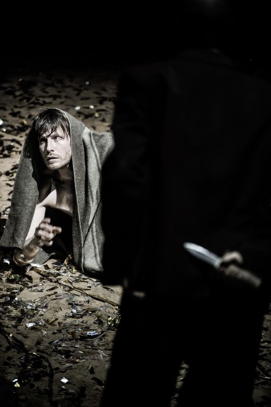 Christoph Gawenda in »Richard III.«Foto: Arno Declair, 2015