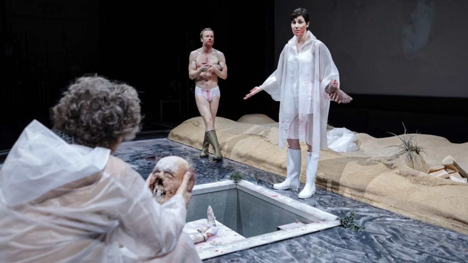 Nina Kunzendorf in »Shakespeare&#39;s Last Play«Photo: Gianmarco Bresadola, 2018